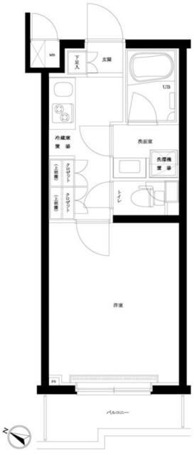 ルーブル板橋泉町弐番館の物件間取画像