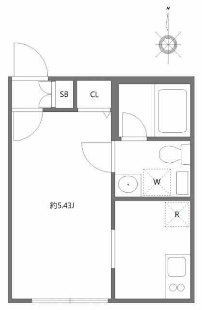 ルーデンス本蓮沼Ⅱの物件間取画像