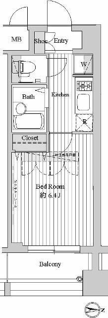 ドゥーエ練馬Ⅱの物件間取画像