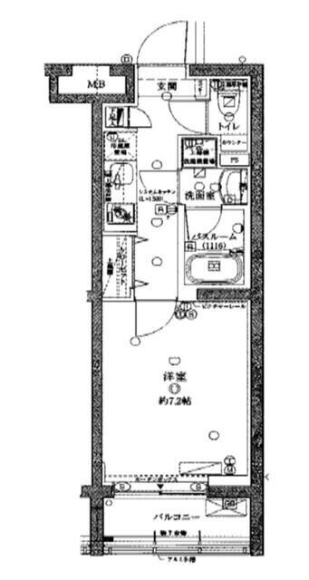 クレヴィスタ池袋ウエストの物件間取画像