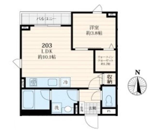 ＦＩＮＯ４４２の物件間取画像