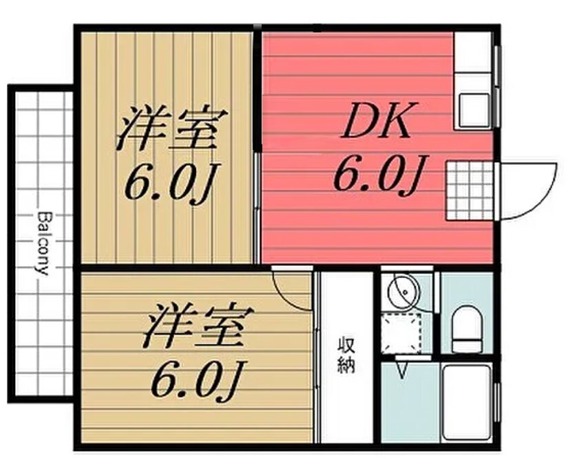 ハイツ青葉の物件間取画像