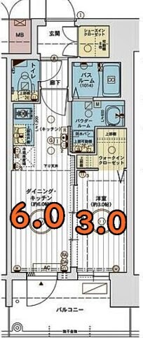 エステムコート名古屋ルノンの物件間取画像