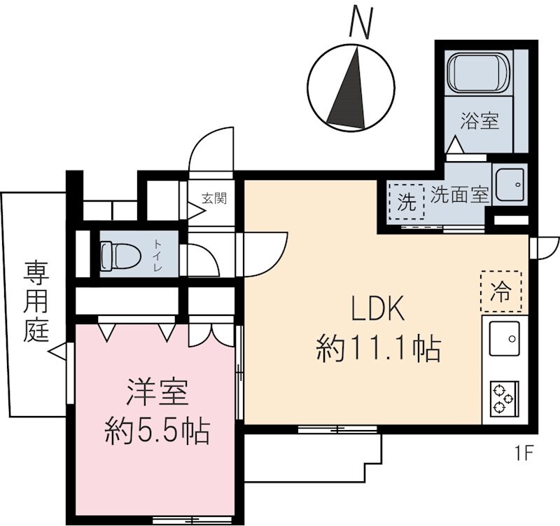 Soleil　levant（ソレイユ　ルヴァン）の物件間取画像