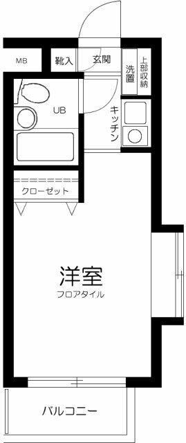 スカイコート高田馬場の物件間取画像