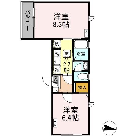 ドエル西尾久の物件間取画像