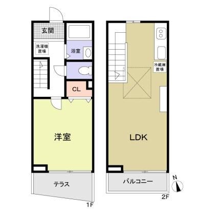 ヒマラヤ杉Ａｐａｒｔｍｅｎｔの物件間取画像