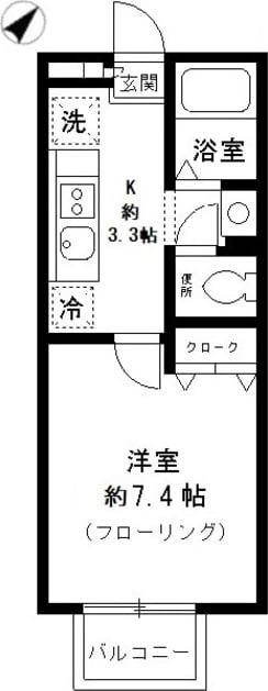 ノースヒルの物件間取画像