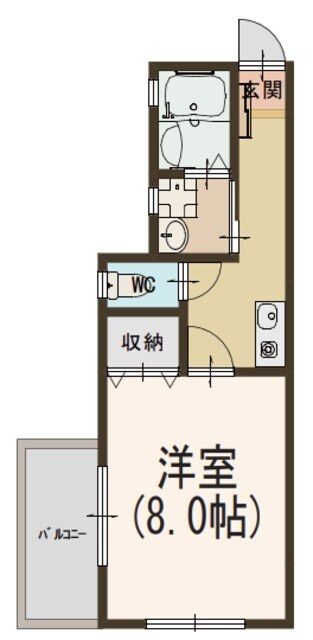 徳丸マンションの物件間取画像