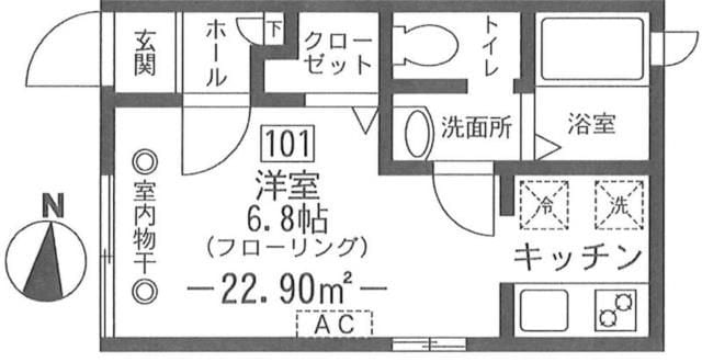 ライラックの物件間取画像