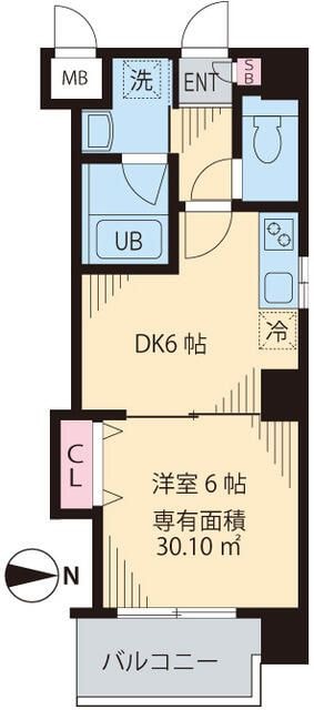 ラヴィ　クレールの物件間取画像