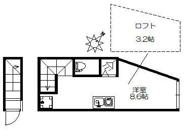 サークルハウス板橋区役所前弐番館の物件間取画像