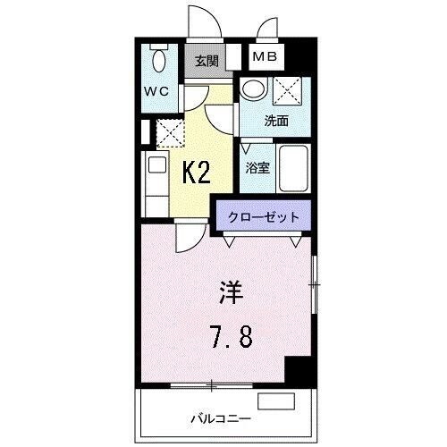 アンソレイエの物件間取画像