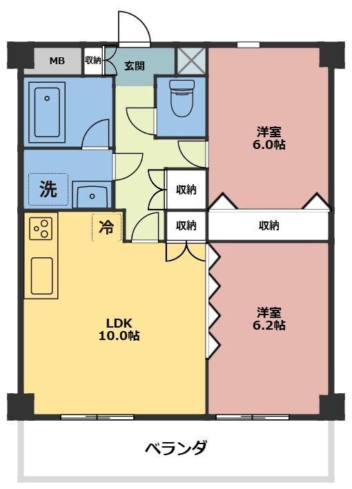 ルーエ浮間舟渡の物件間取画像