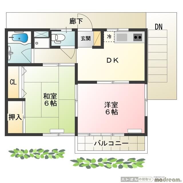 アネックス高野の物件間取画像