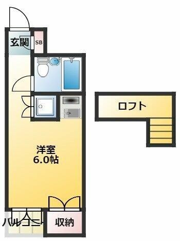 白稜ハイムの物件間取画像