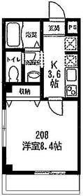 ソレイユ中村橋の物件間取画像