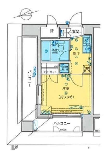 メインステージ池袋の物件間取画像