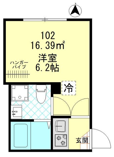 クレール蓮根の物件間取画像