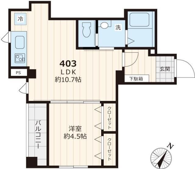 Ｒａｐｐｏｒｔ　Ｈ＆Ｓ　ラポールエイチアンドエスの物件間取画像