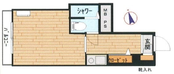 ミリオンコート中村橋の物件間取画像