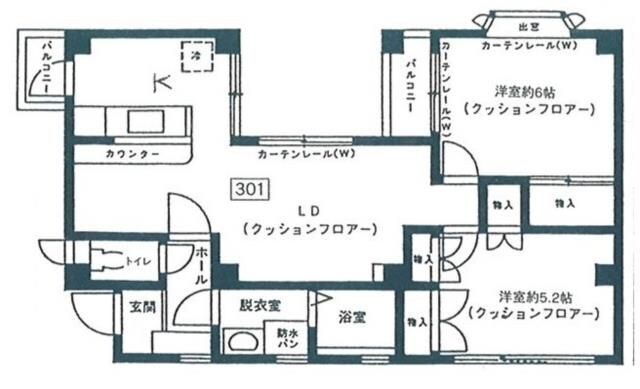 向丘ハウスの物件間取画像