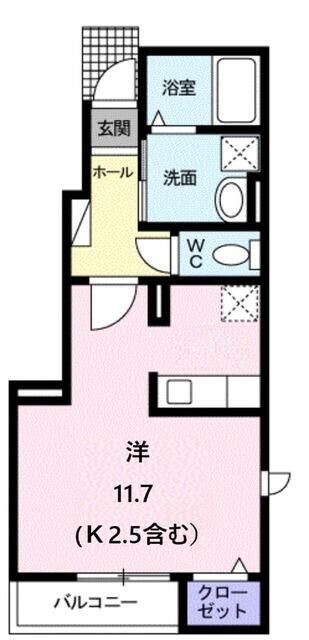 アジュールヒルズの物件間取画像