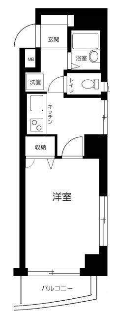 菱和パレス東十条駅前の物件間取画像