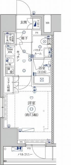 セジョリ板橋坂下の物件間取画像