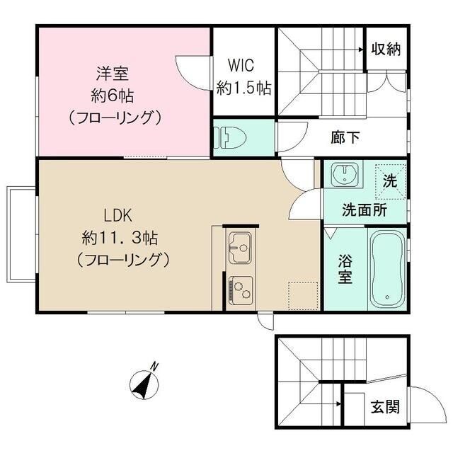 ハイマート・ミモザの物件間取画像