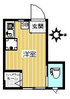 サークルハウス江古田弐番館の物件間取画像