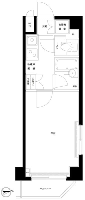 ルーブル西早稲田の物件間取画像