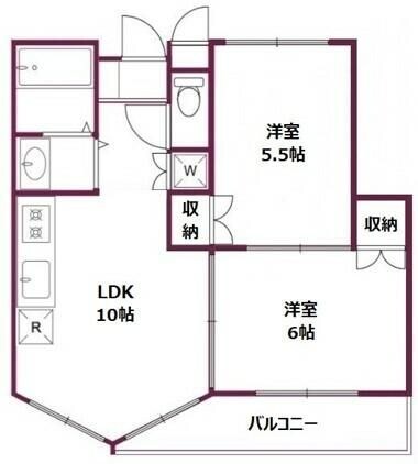 ヴィラ大泉の物件間取画像