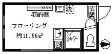 シエスタ新宿の物件間取画像