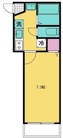 アルモ武蔵関の物件間取画像