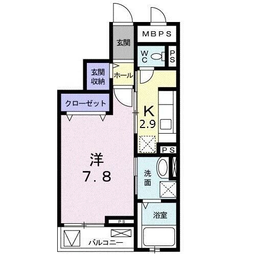 メゾン　ド　リッシュの物件間取画像