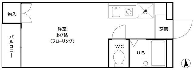 サングレイス関口の物件間取画像