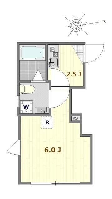 浮間舟渡駅 徒歩10分 2階の物件間取画像