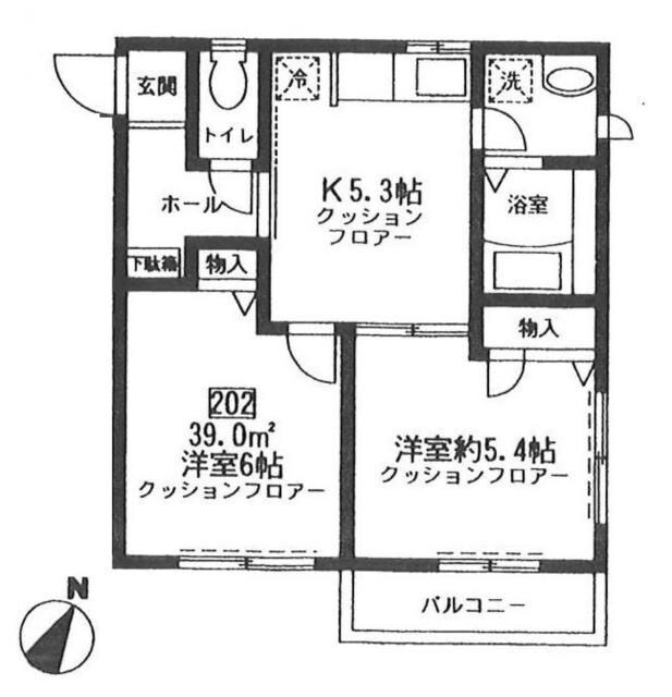 ファミリー裕の物件間取画像