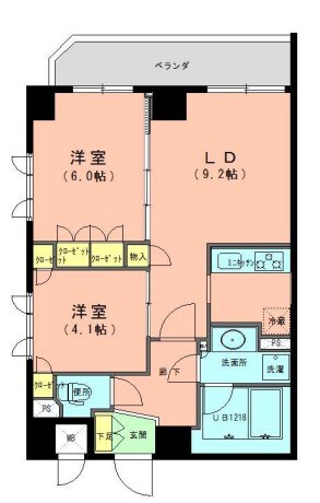 ラフィネジュ板橋駅前の物件間取画像