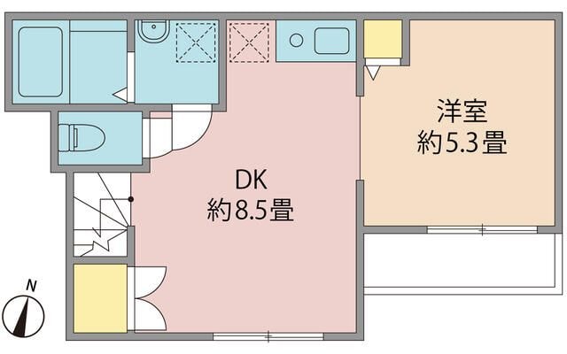 ハステラス赤羽志茂の物件間取画像