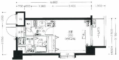 フェニックス池袋参番館の物件間取画像