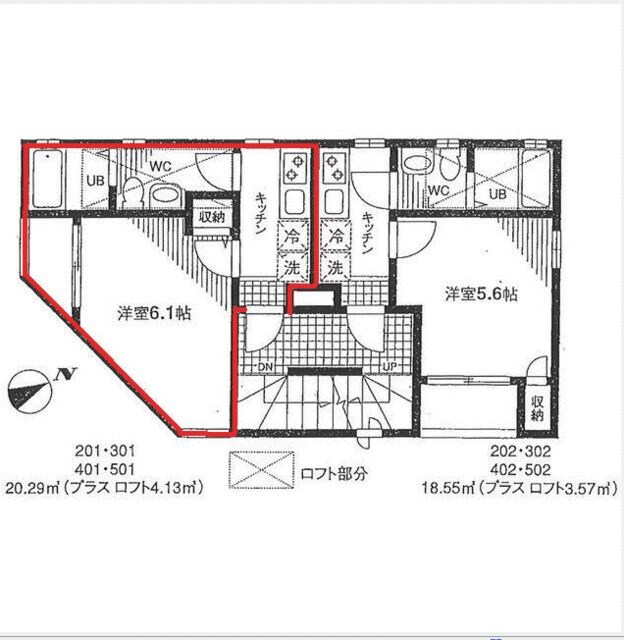 ビュークレスト御茶ノ水の物件間取画像