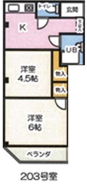 ＰＡＴＯＮＡ１６１０の物件間取画像