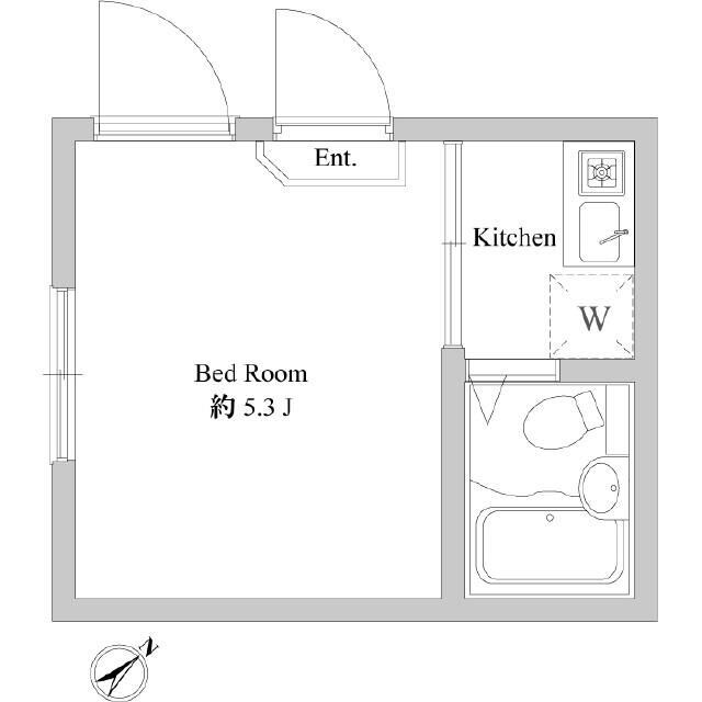 シャンテクラシコ南千住の物件間取画像