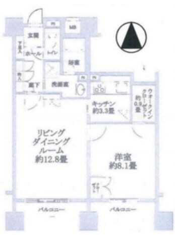 西ハイム池袋５０２の物件間取画像