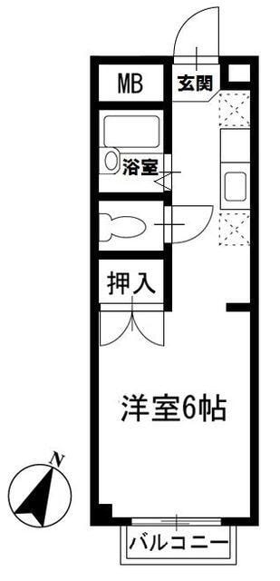 ジュネスドミールの物件間取画像