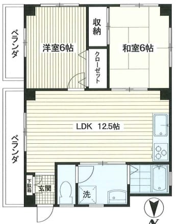 蓮沼清水ビルの物件間取画像