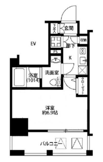 プレール・ドゥーク東京イーストⅣリバーサイドの物件間取画像