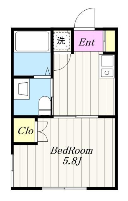 銀河ハイツの物件間取画像